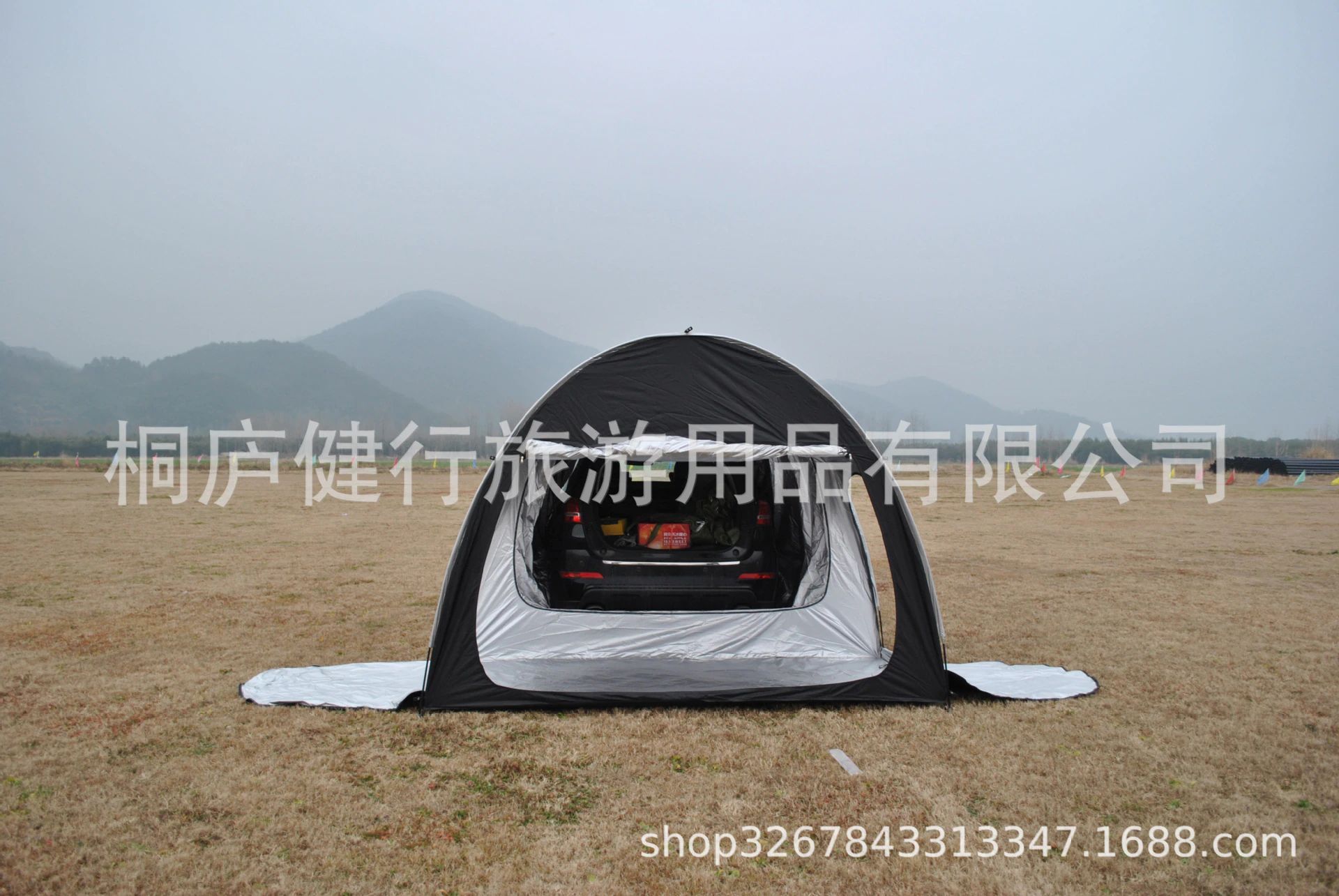 Cheap Goat Tents Outdoor Car Trunk Tent Sunshade Rainproof Tailgate Shade Awning Tent For SUV Car Self Driving Tour Barbecue Camping Tool   